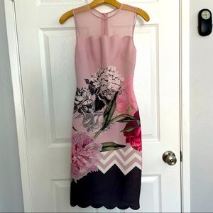 Ted Baker Floral Midi Dress